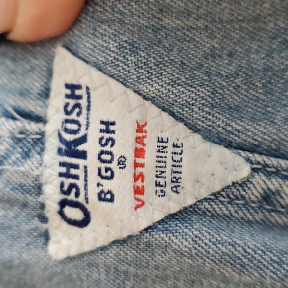 Vintage Oshkosh Bgosh Denim Overalls Size 3 Made in Canada - Picture 4 of 6